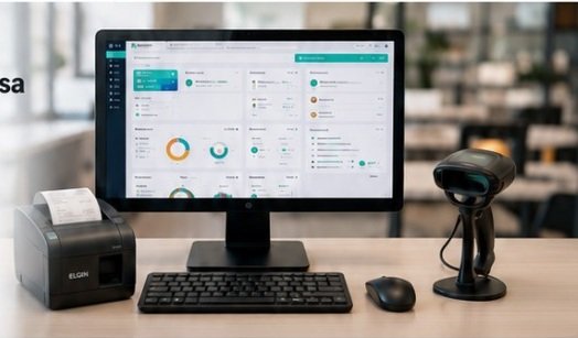 Sistema de gestão e equipamentos de automação comercial